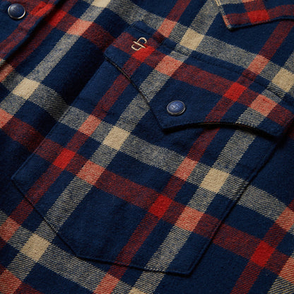 Brushed Twill Plaid Shirt Men