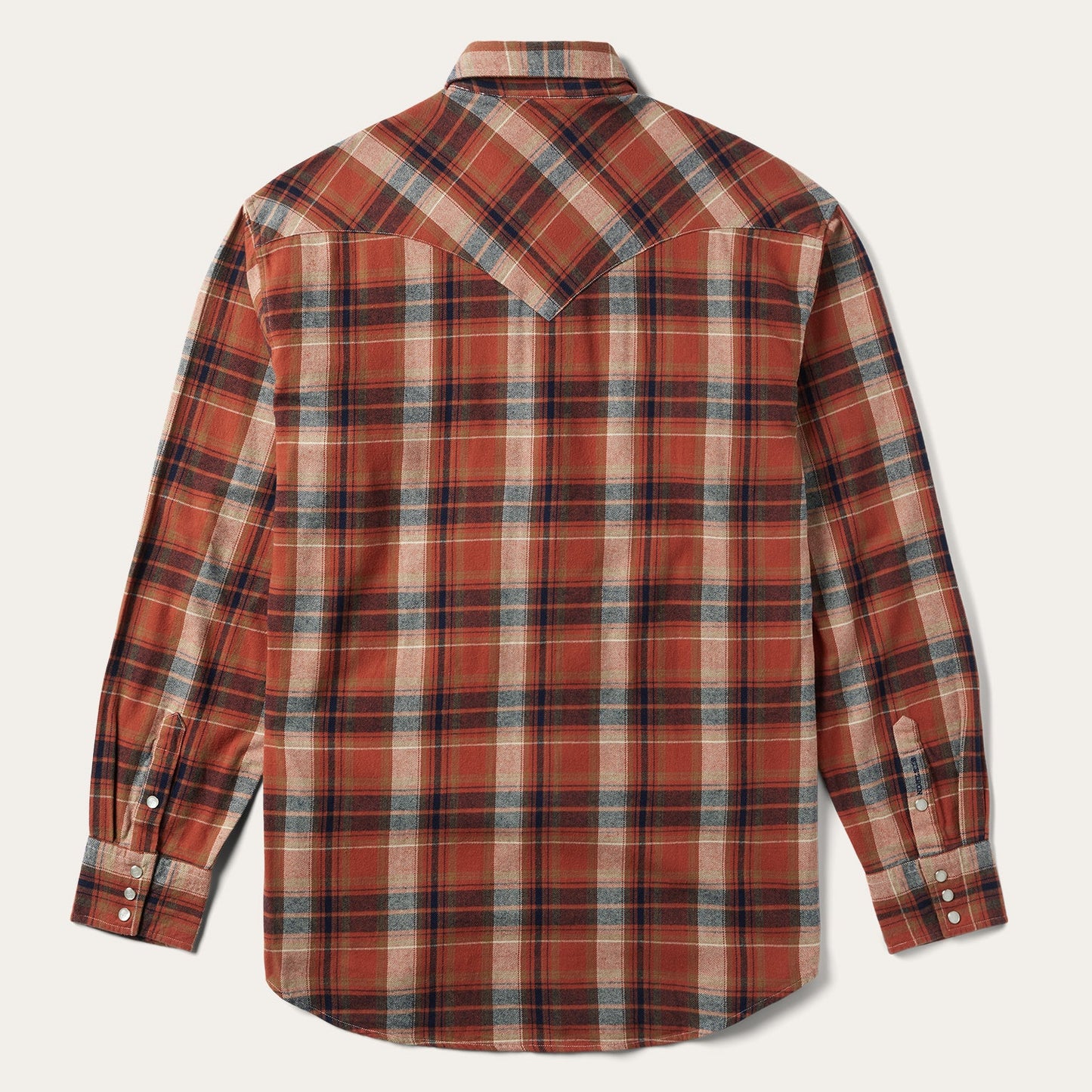 Brushed Twill Plaid Shirt Men