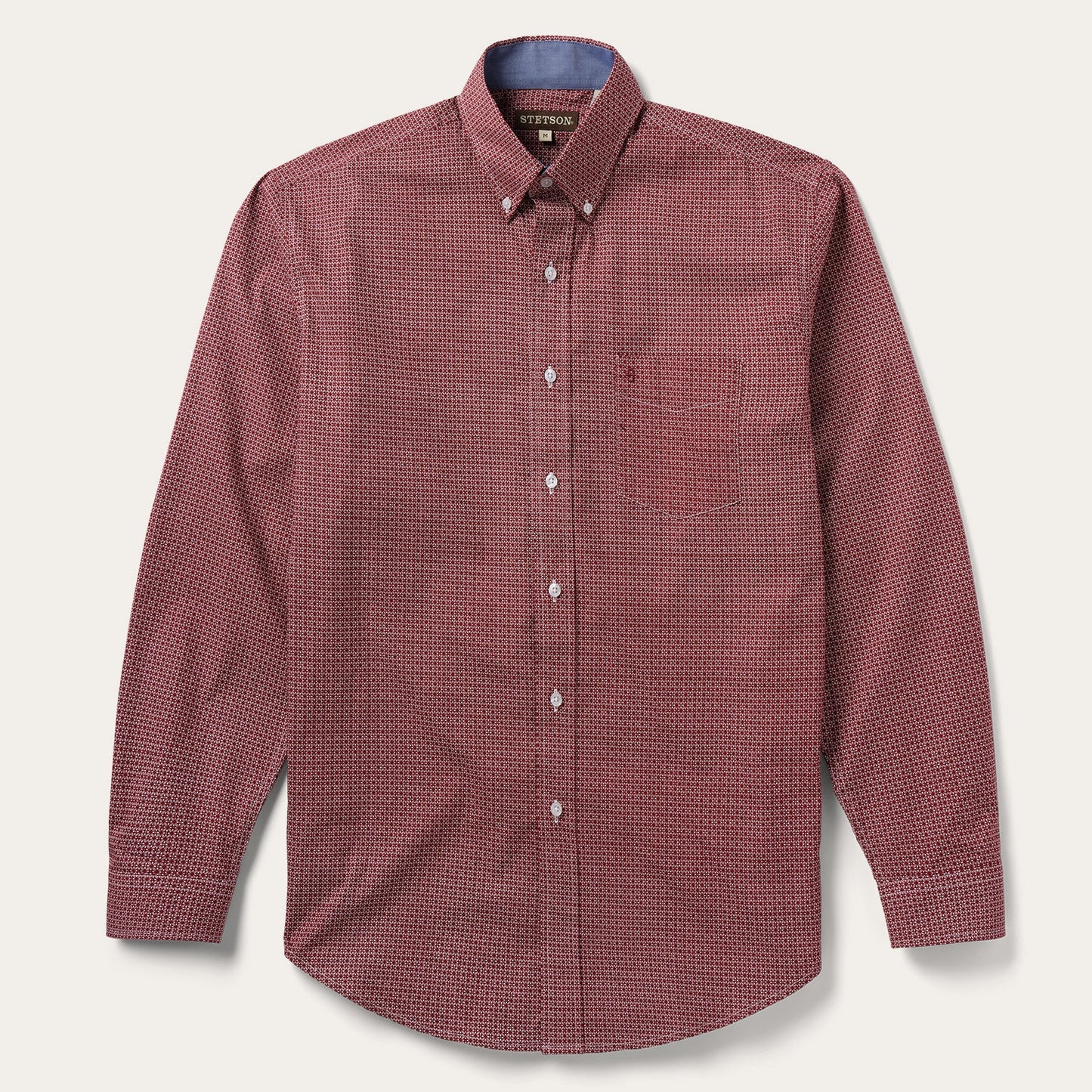 Micro Print ButtonFront Shirt Men