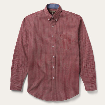 Micro Print ButtonFront Shirt Men