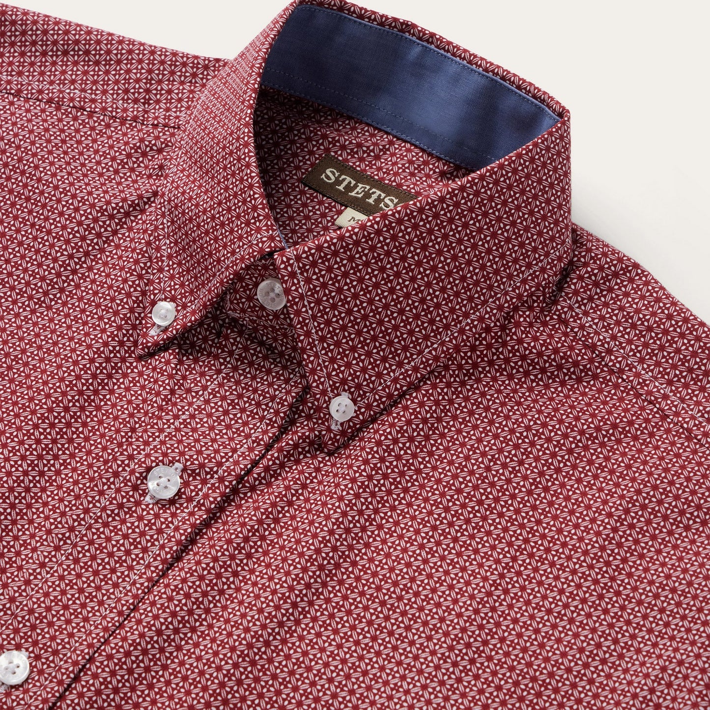 Micro Print ButtonFront Shirt Men