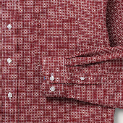 Micro Print ButtonFront Shirt Men