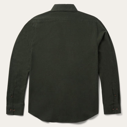 Brushed Heathered Flannel Shirt Men