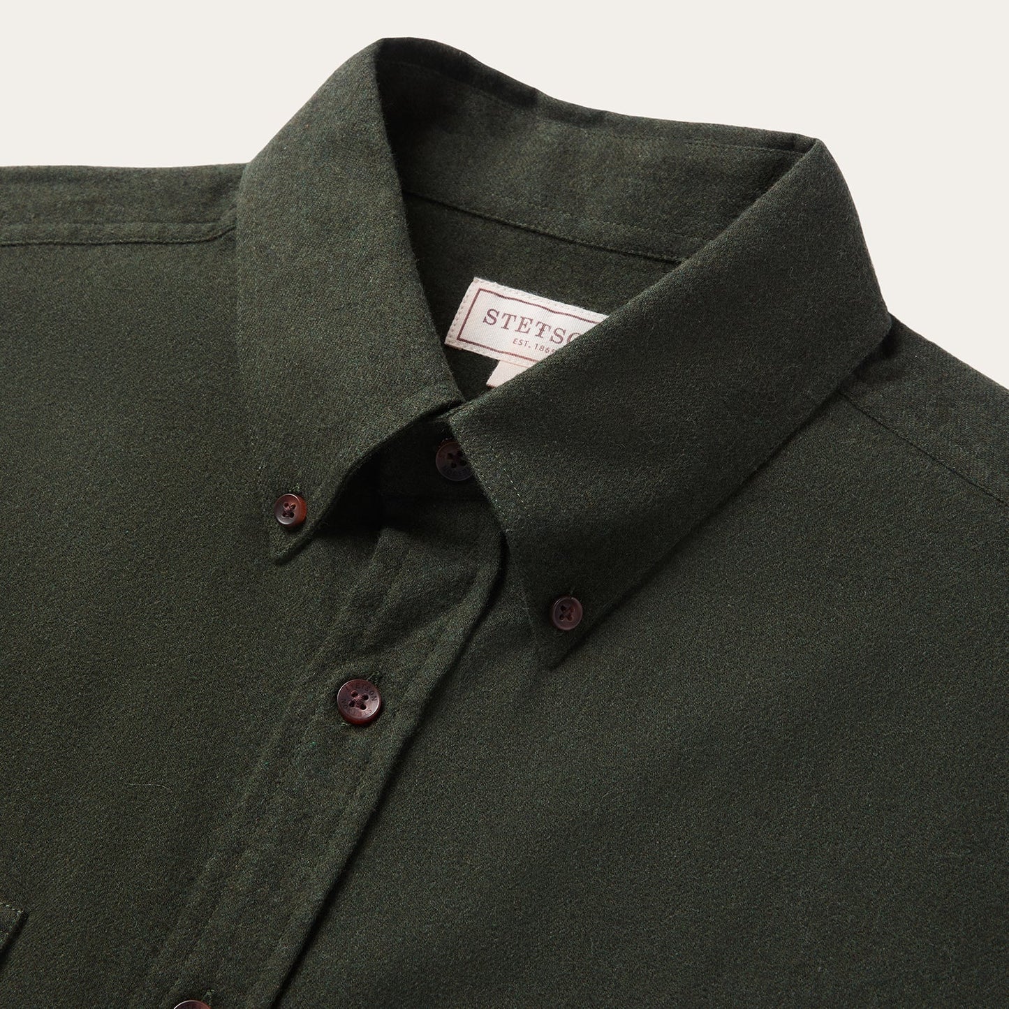 Brushed Heathered Flannel Shirt Men