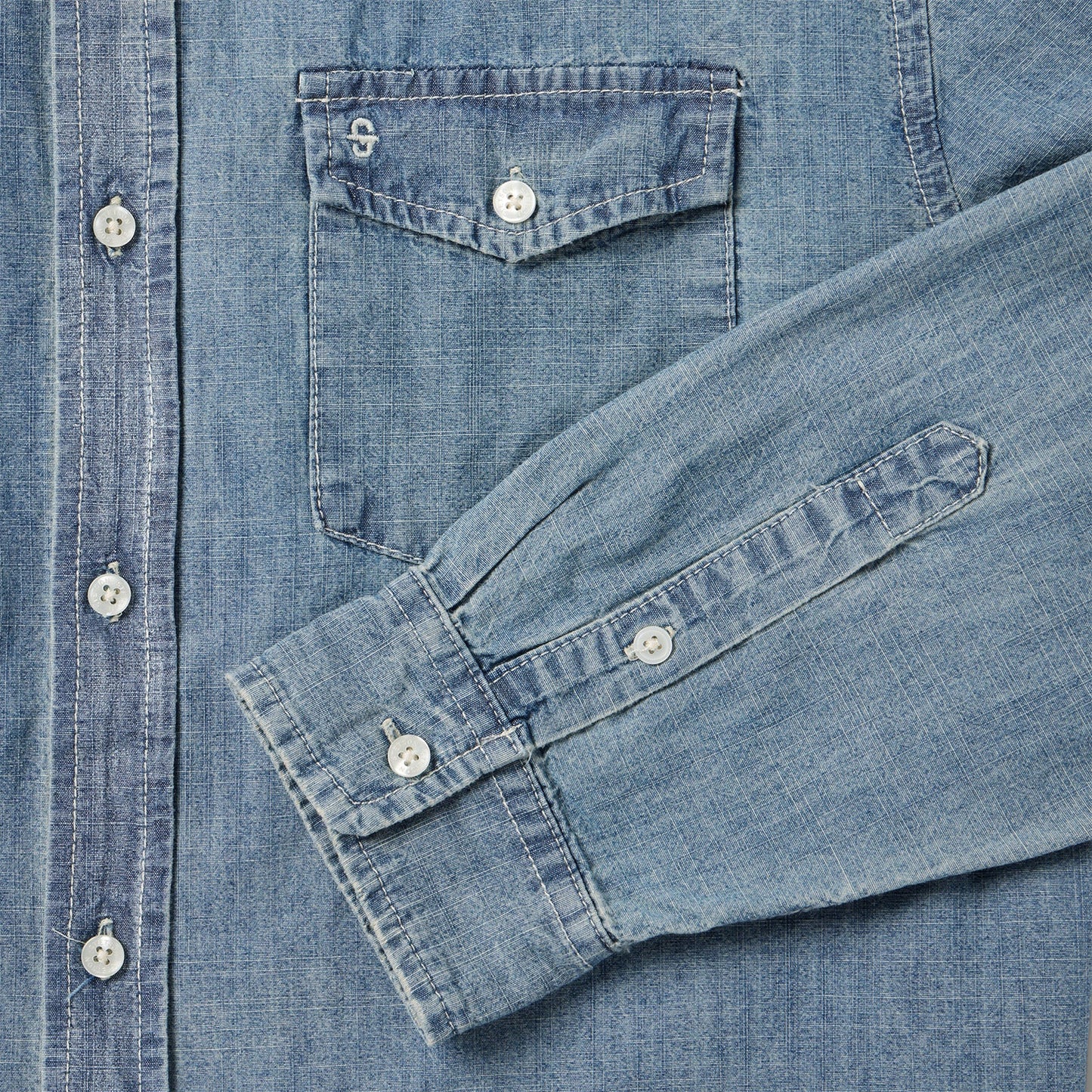 Chambray ButtonDown Shirt Men