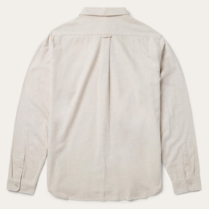 Heathered Flannel ButtonDown Shirt Men