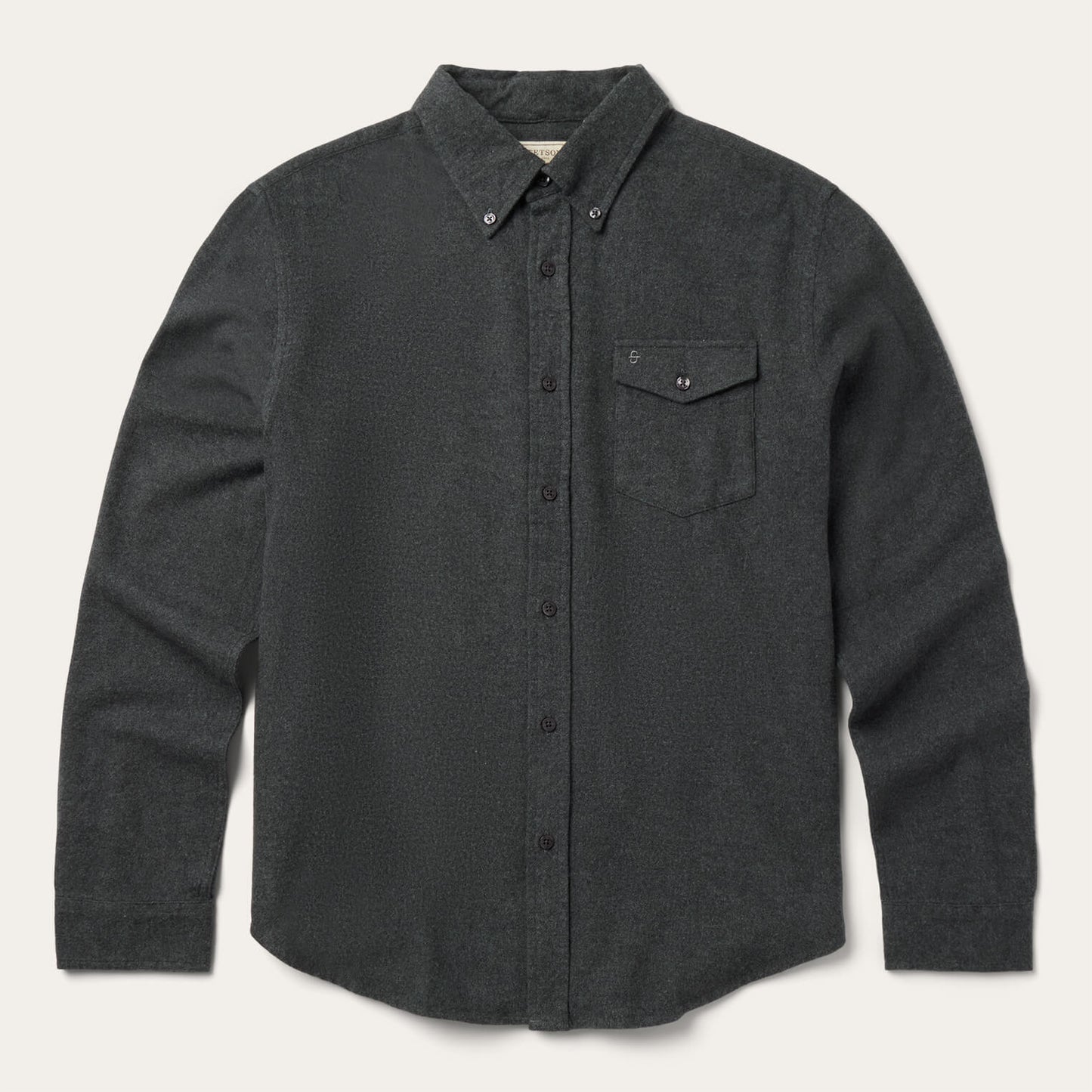 Heathered Flannel ButtonDown Shirt Men