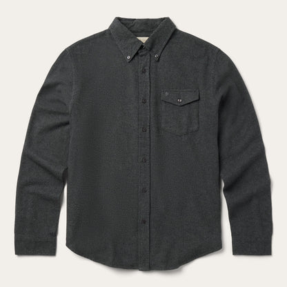 Heathered Flannel ButtonDown Shirt Men