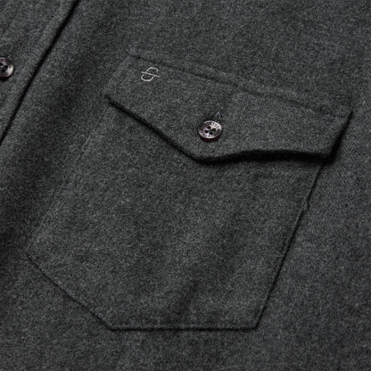Heathered Flannel ButtonDown Shirt Men