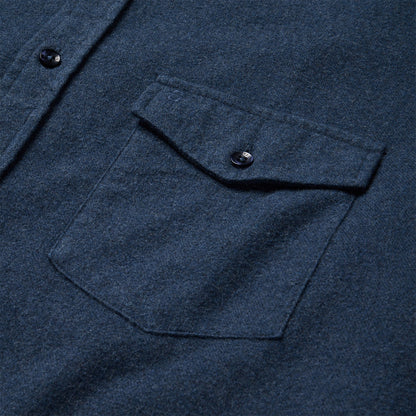 Heathered Flannel ButtonDown Shirt Men