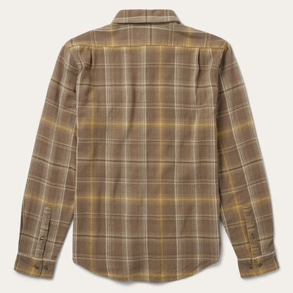 Brown Flannel ButtonFront Shirt Men