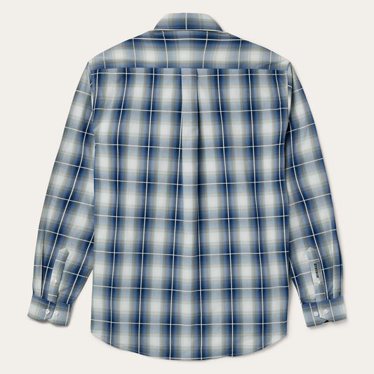 Crystal Plaid Button Down Shirt Men