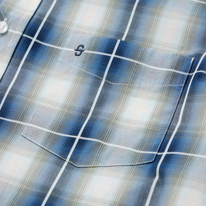 Crystal Plaid Button Down Shirt Men