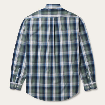 Lucky Diamond Plaid Button Front Shirt Men