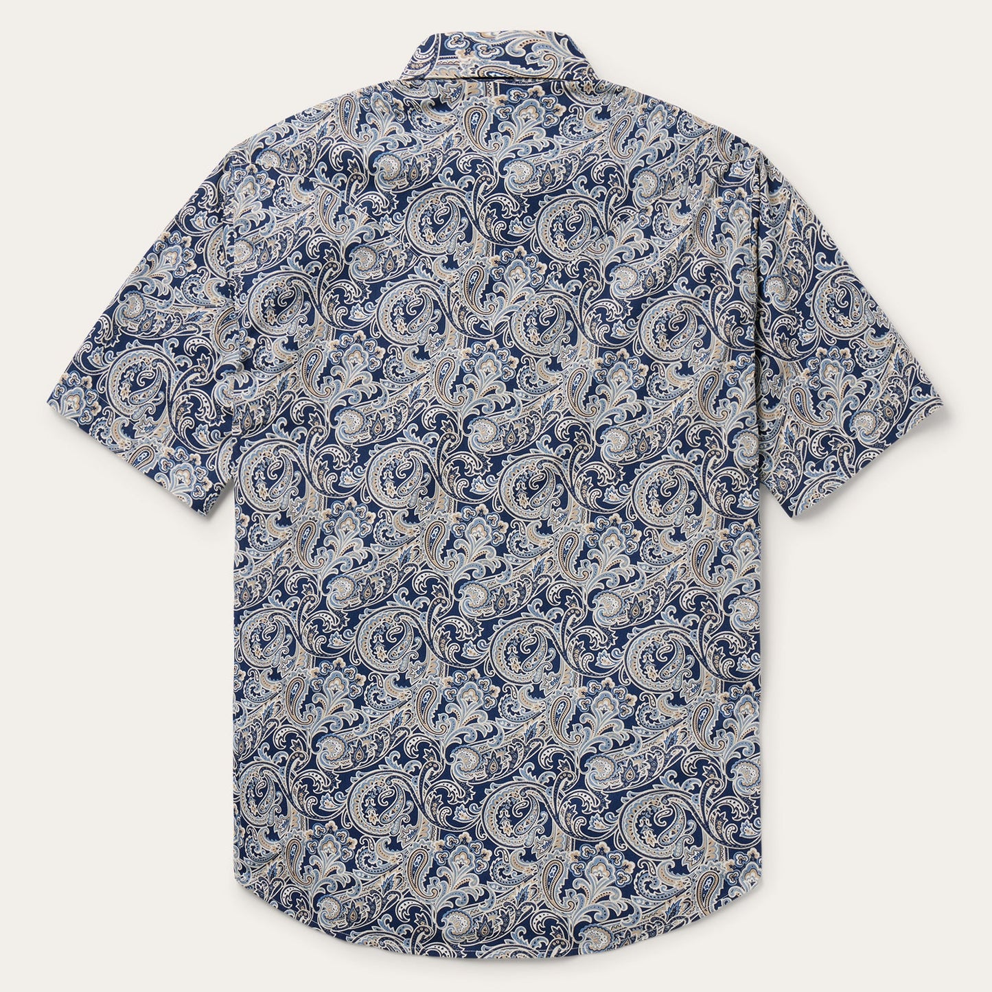 Greenspring Paisley Short Sleeve Western Shirt Men