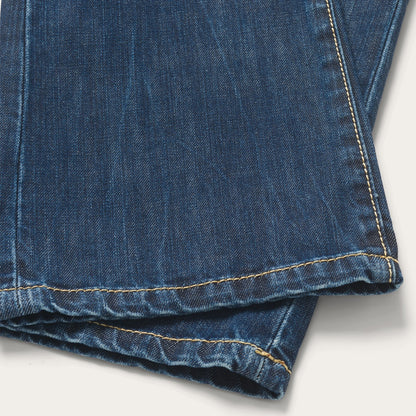 1014 Fit Semi-Destructed Wash Jeans