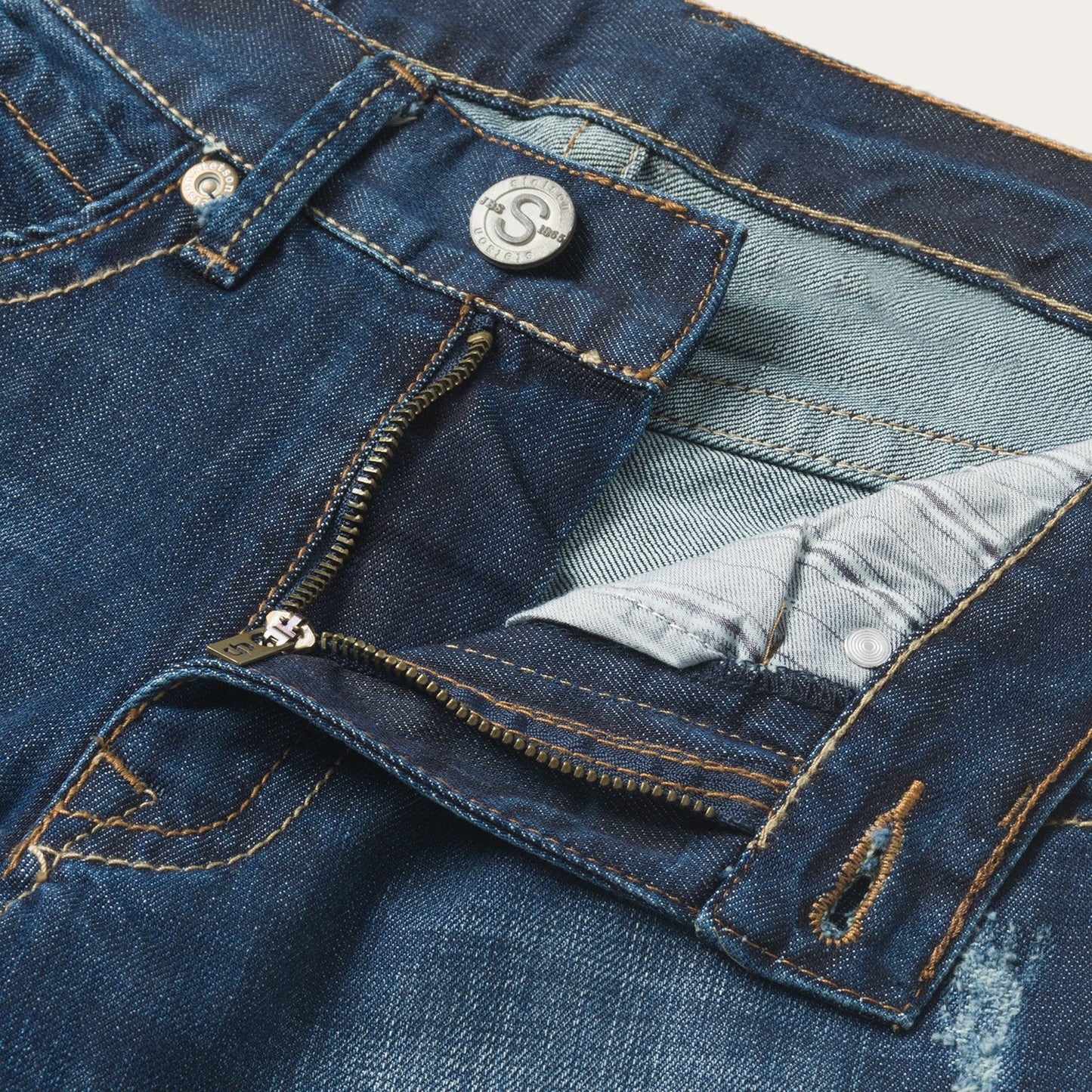 1312 Fit Jeans With Back Pocket Detail