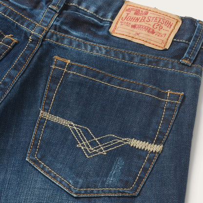 1312 Fit Jeans With Back Pocket Detail