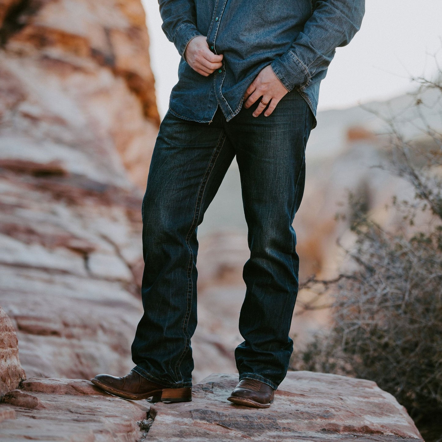 1312 Fit Jeans With a Pieced Back Pocket