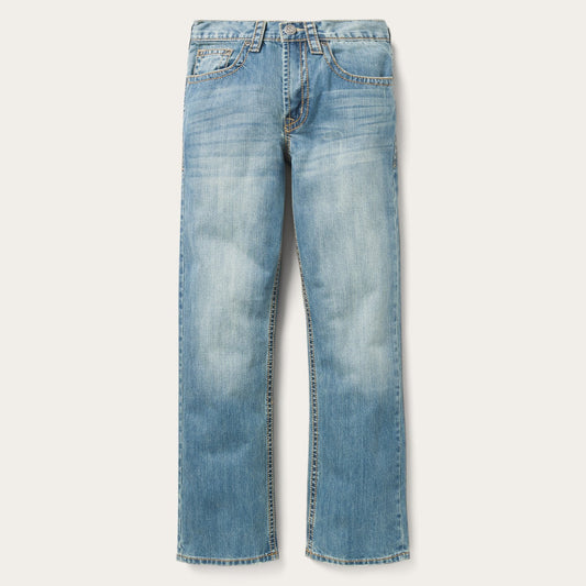 1520 Fit Light Wash Jeans With Tacking