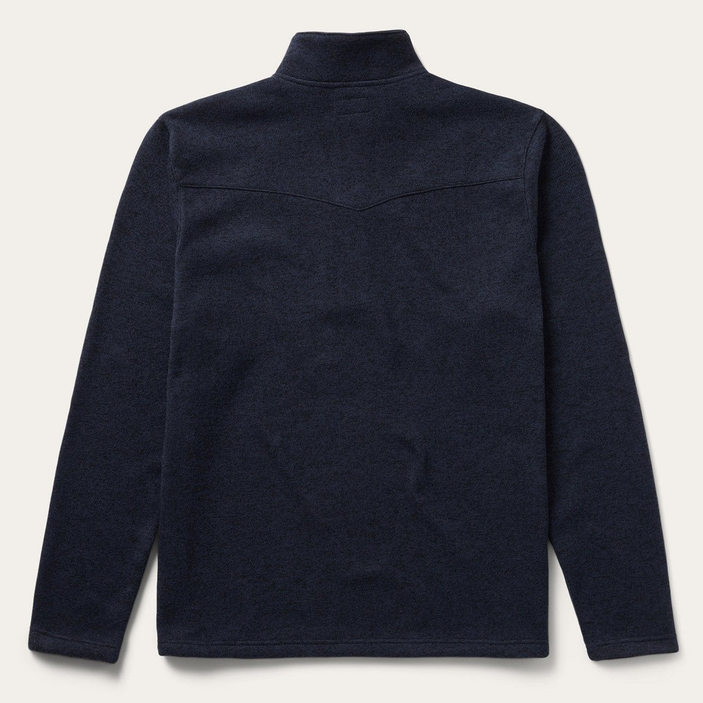 Button Front Blue Pullover Knit Sweater Mens