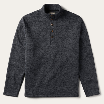 Grey Bonded Knit Sweater Mens