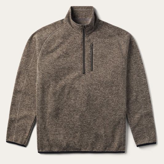 Tan Bonded Knit Sweater Mens