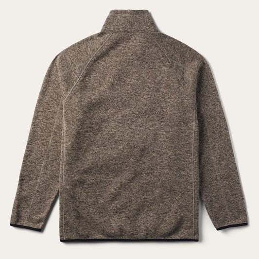Tan Bonded Knit Sweater Mens