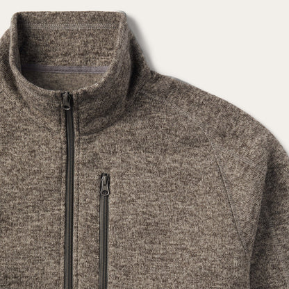 Tan Bonded Knit Sweater Mens