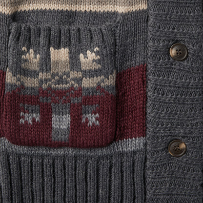 Aztec Belted Cardigan Women