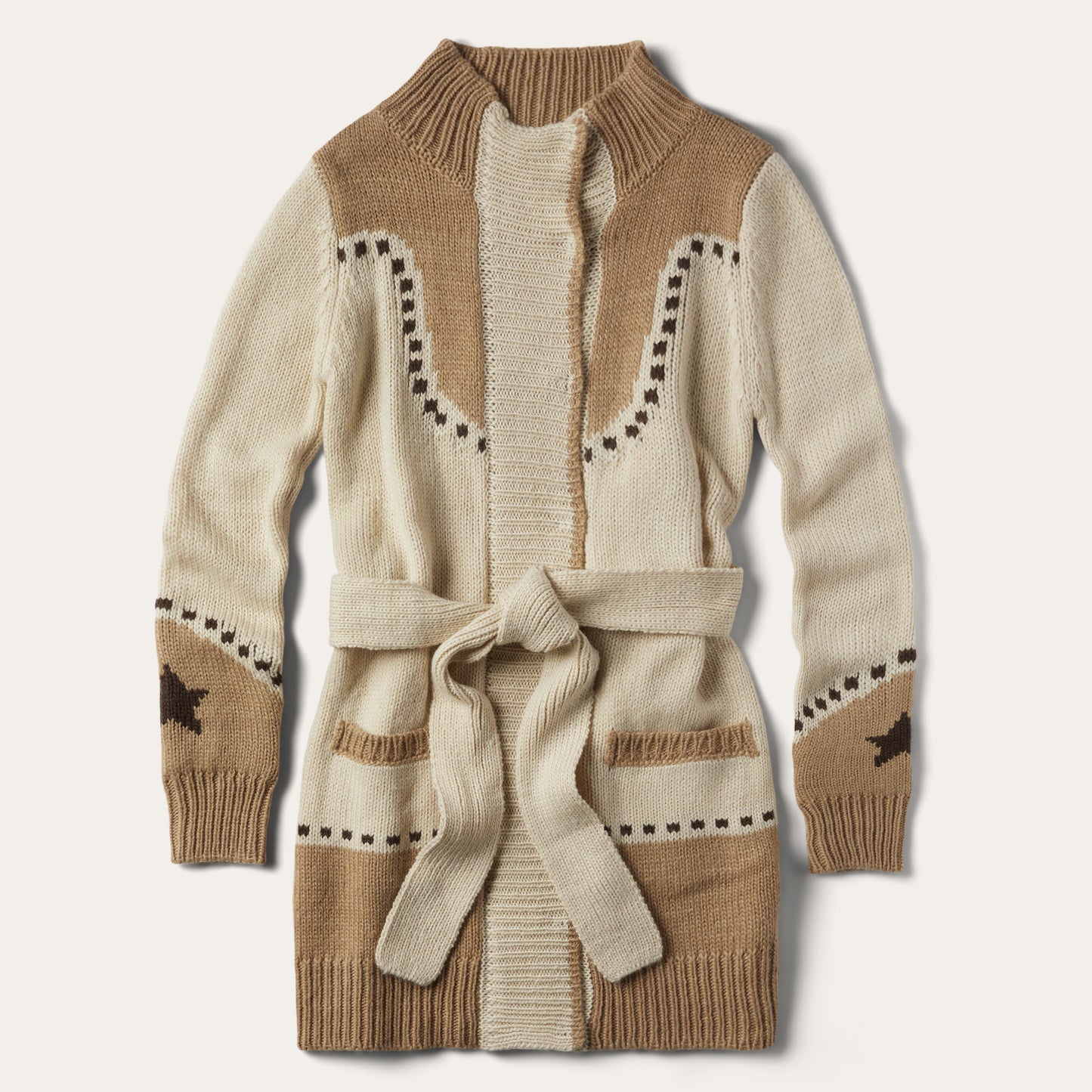 Horseshoe & Star Belted Cardigan Women