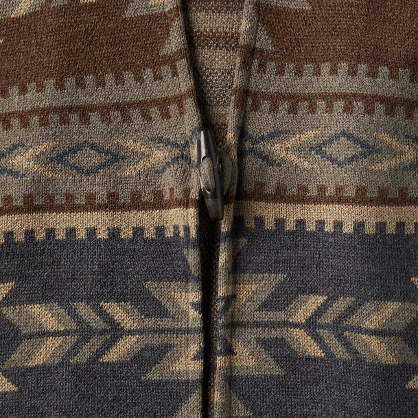 Aztec Print Sweater Poncho Women