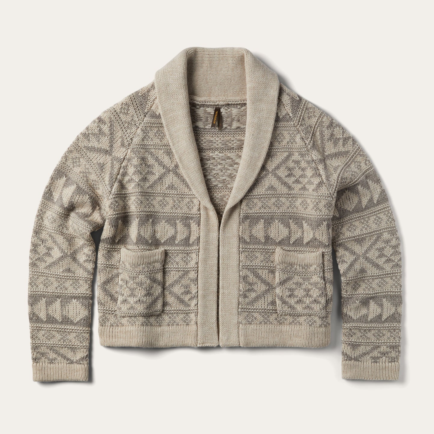 Cropped Shawl Collar Cardigan Women