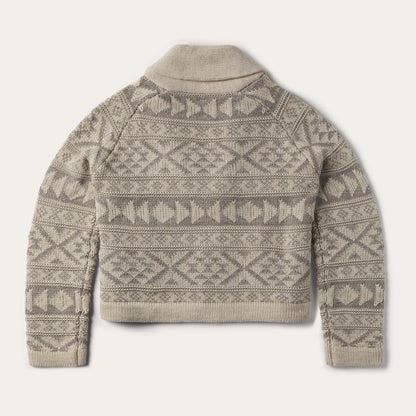 Cropped Shawl Collar Cardigan Women