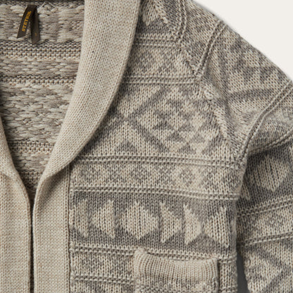 Cropped Shawl Collar Cardigan Women