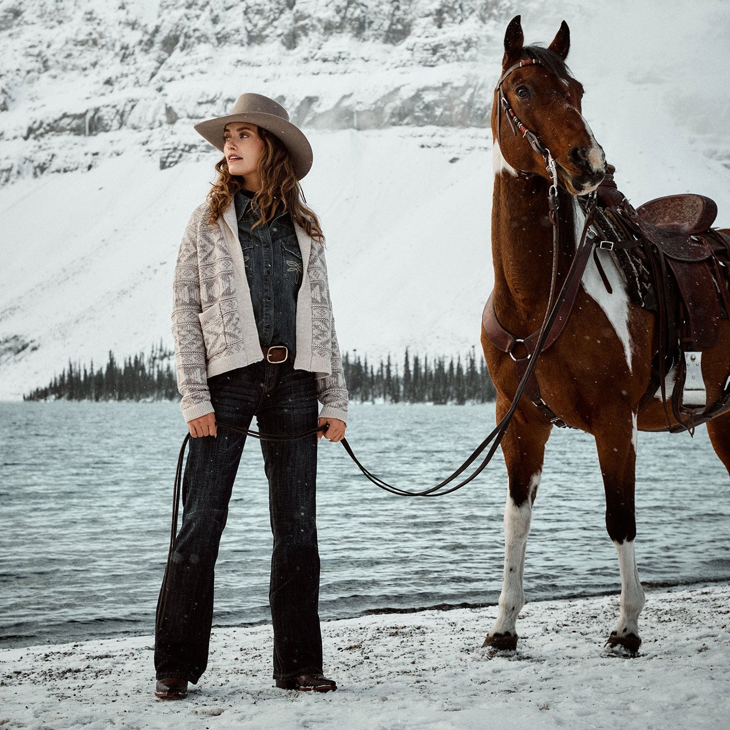 Cropped Shawl Collar Cardigan Women