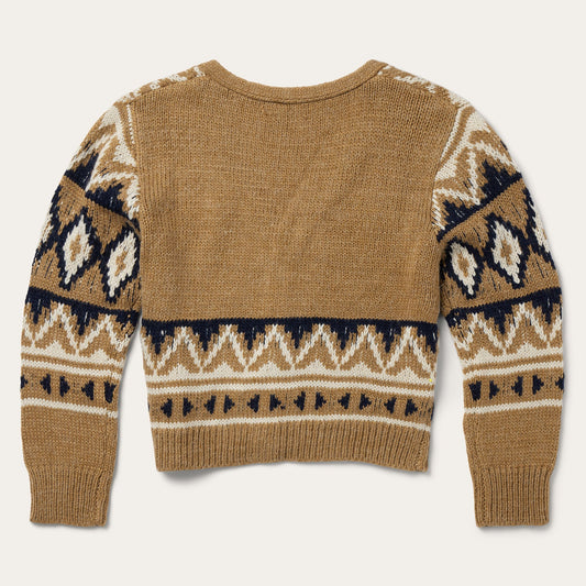Gold Aztec Cardigan Women