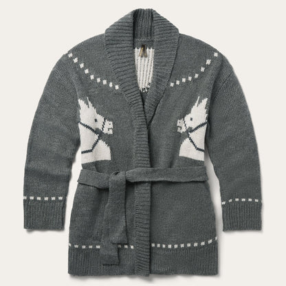 Horse Head Cardigan Sweater Women