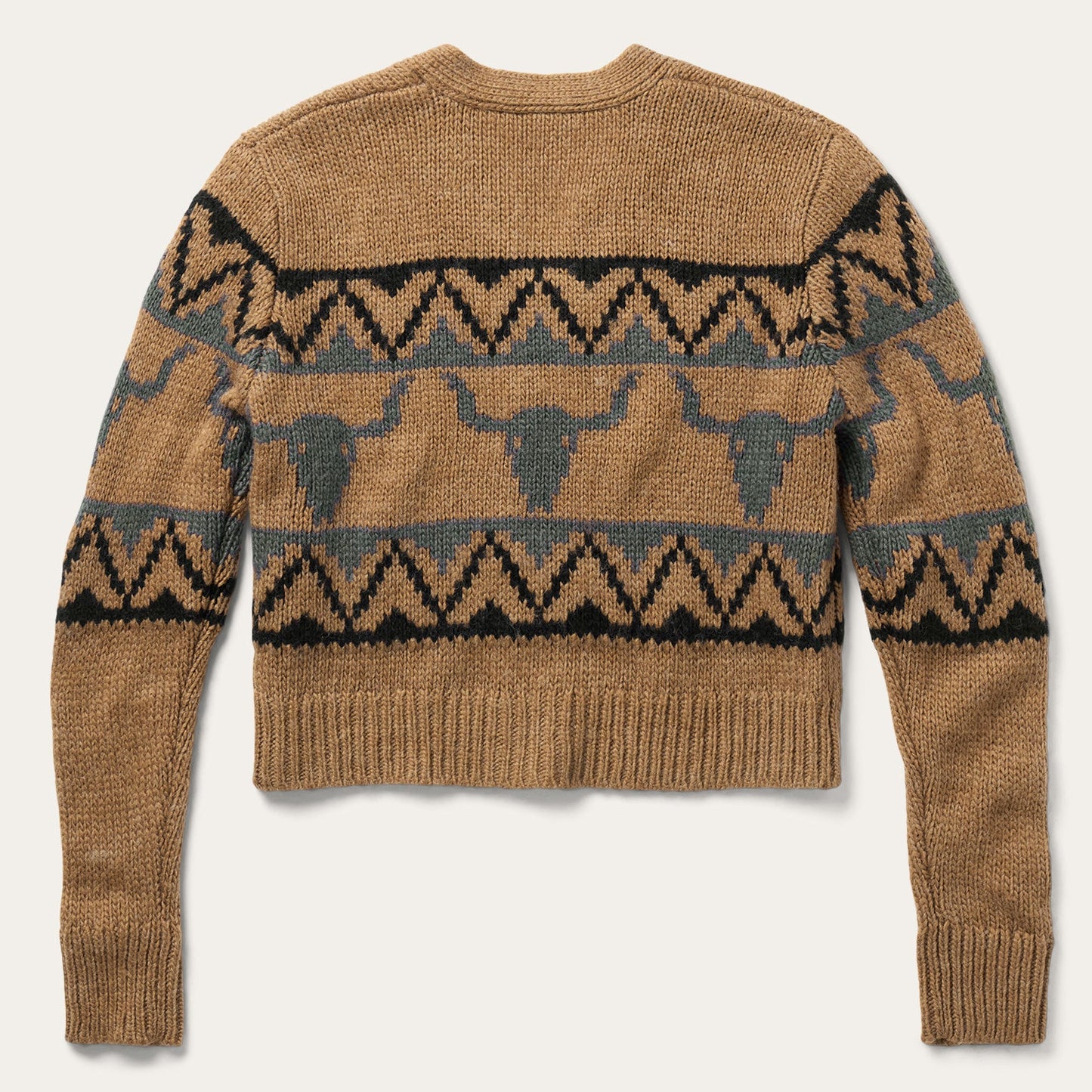 Steer Head Cropped Cardigan Women