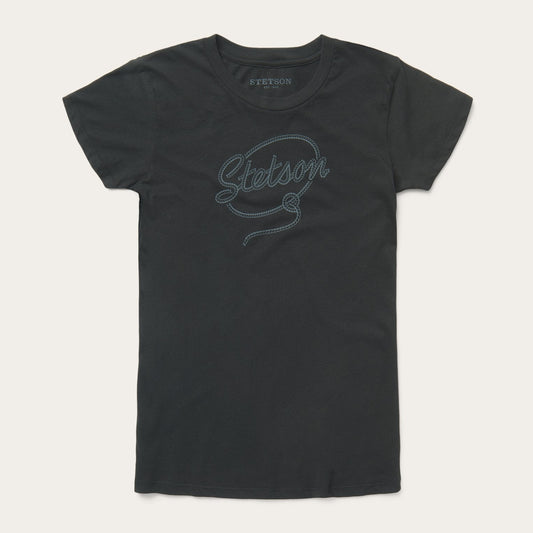 Rope Print Graphic Tee Women