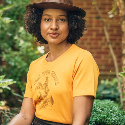 Hold Your Horses Graphic Tee Women