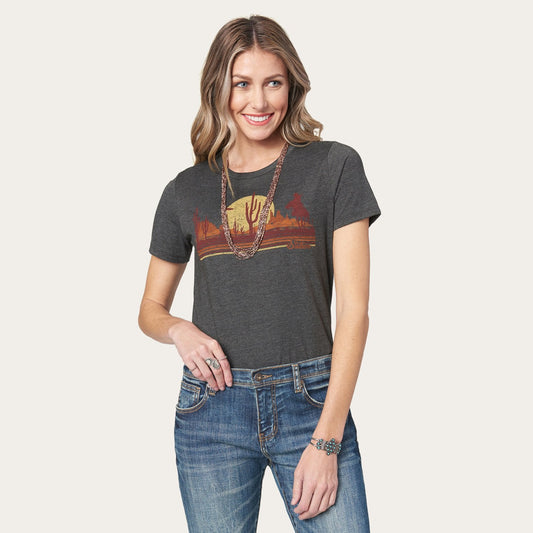 Riding Into The Sunset Graphic Tee Women