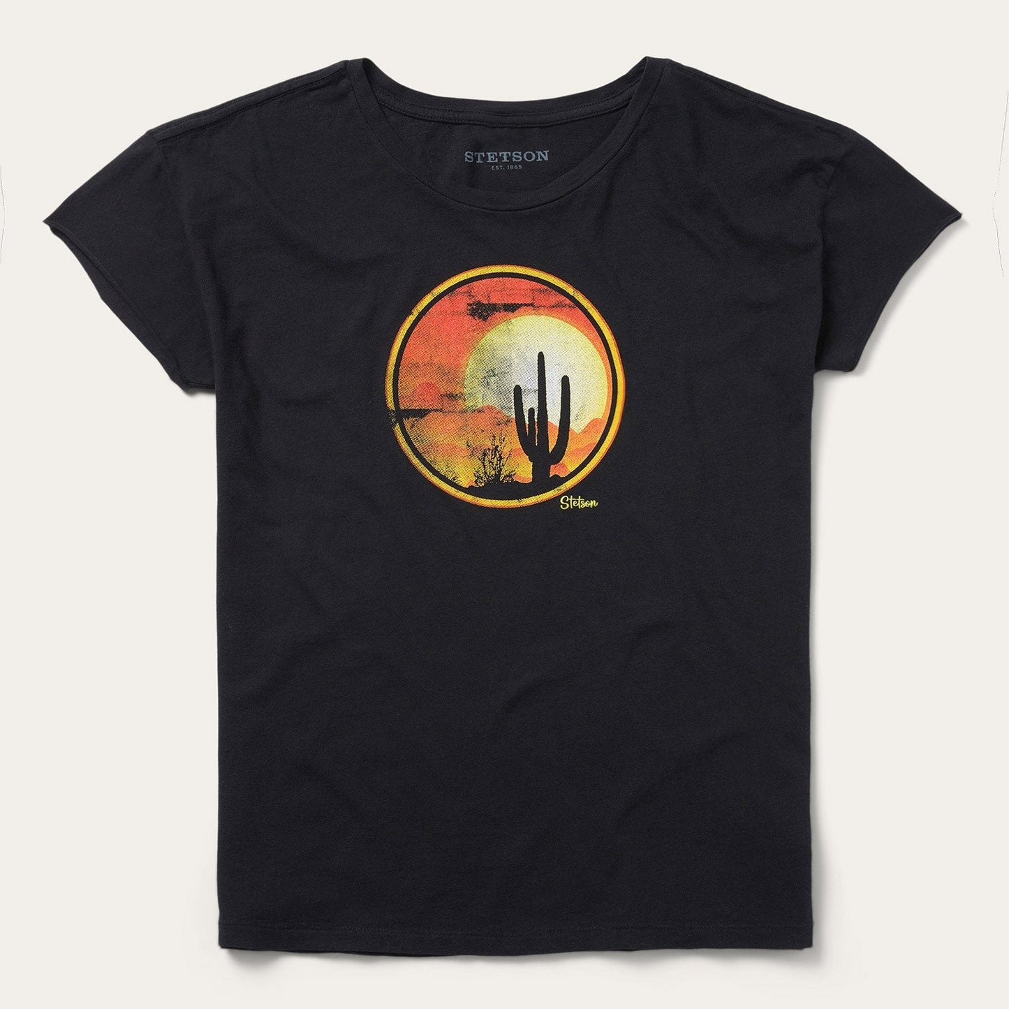 Sunset Saguaro Graphic Tee Women