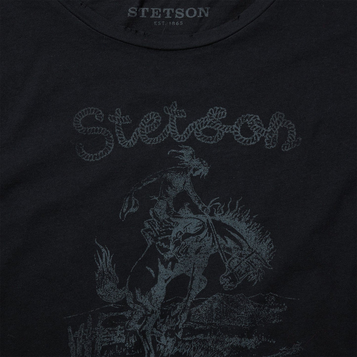 Bucking Cowboy Graphic Tee Women