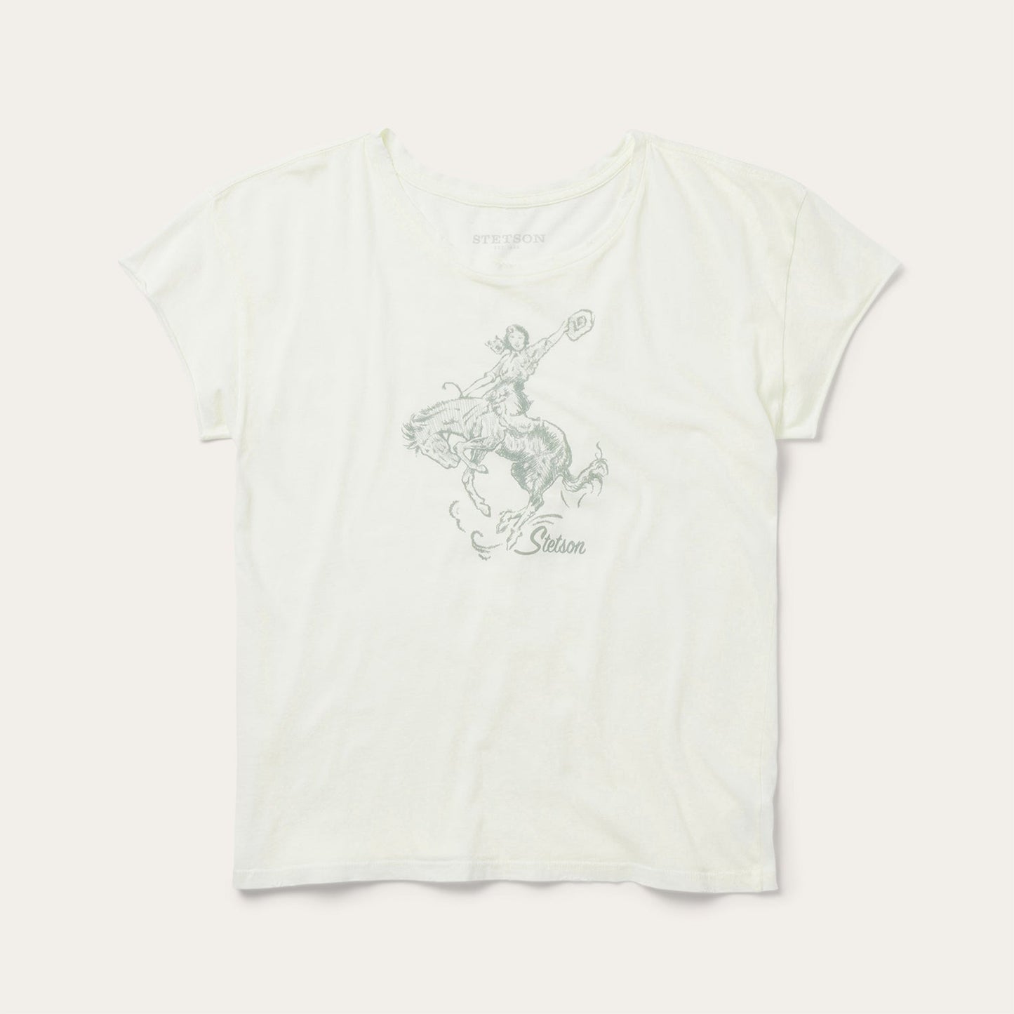 Bucking Cowgirl Graphic Tee Women