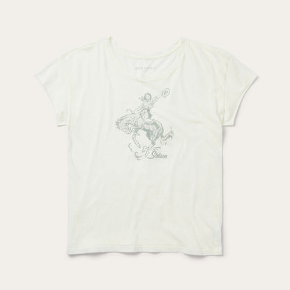 Bucking Cowgirl Graphic Tee Women