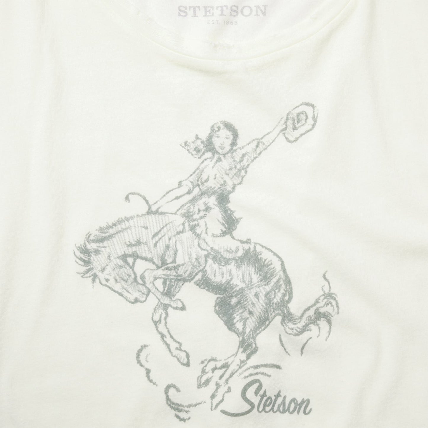 Bucking Cowgirl Graphic Tee Women