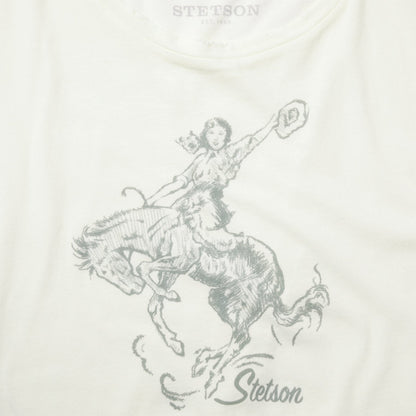 Bucking Cowgirl Graphic Tee Women
