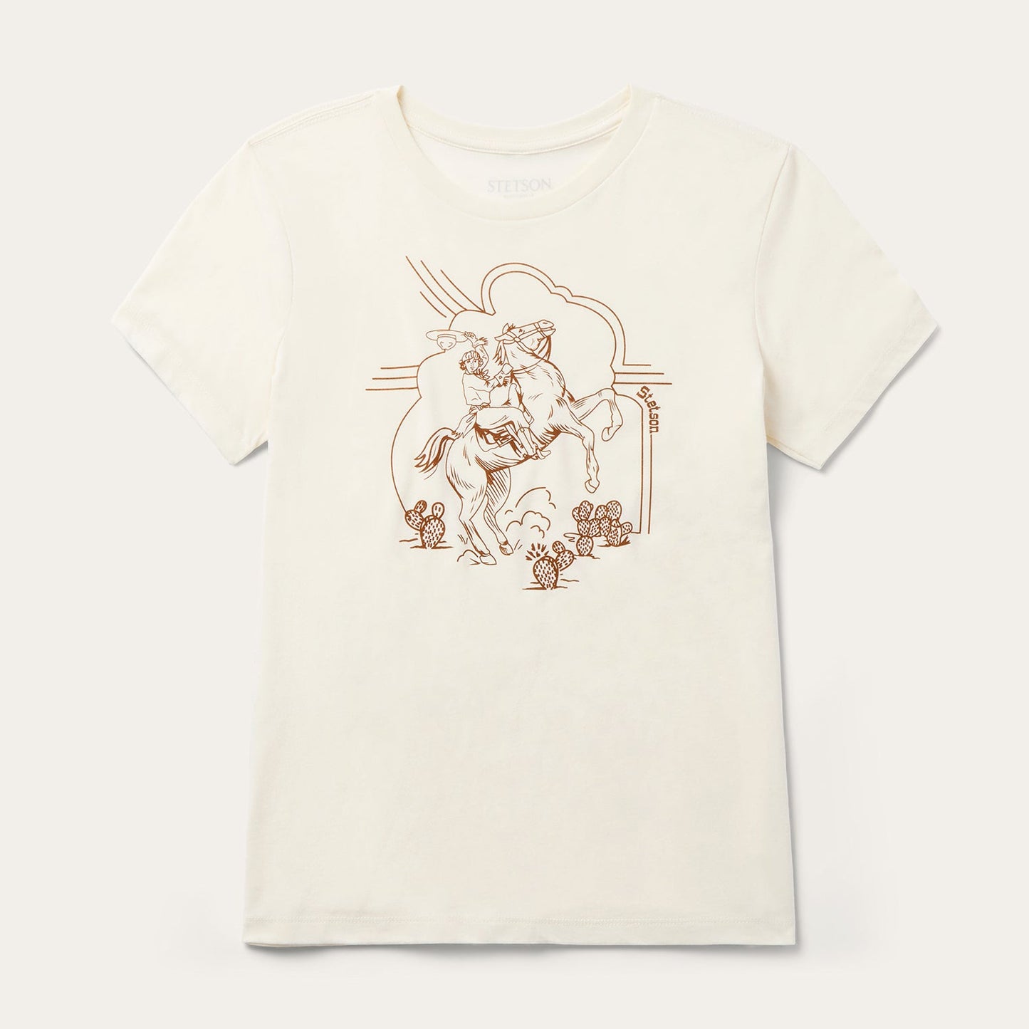 Rearing Cowgirl Graphic Tee Women