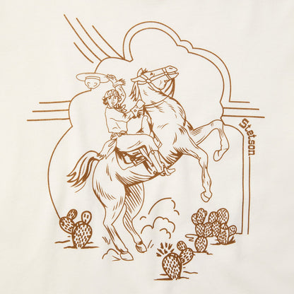 Rearing Cowgirl Graphic Tee Women